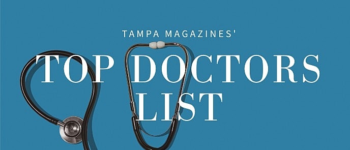 Top doctors list from Tampa Magazine