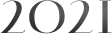 Year 2021 in stylized text.